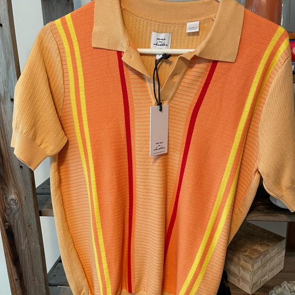 MAX ‘N CHESTER Rib Knit Polo Size Small NWOT - Picture 2 of 11